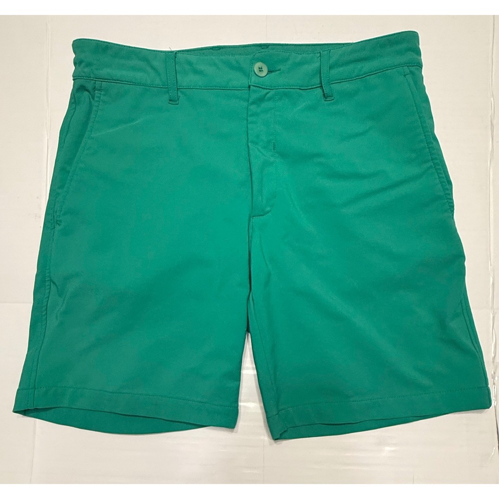 Outlier New Way Shorts Mens 33 Green Schoeller Dryskin Technical Activewear